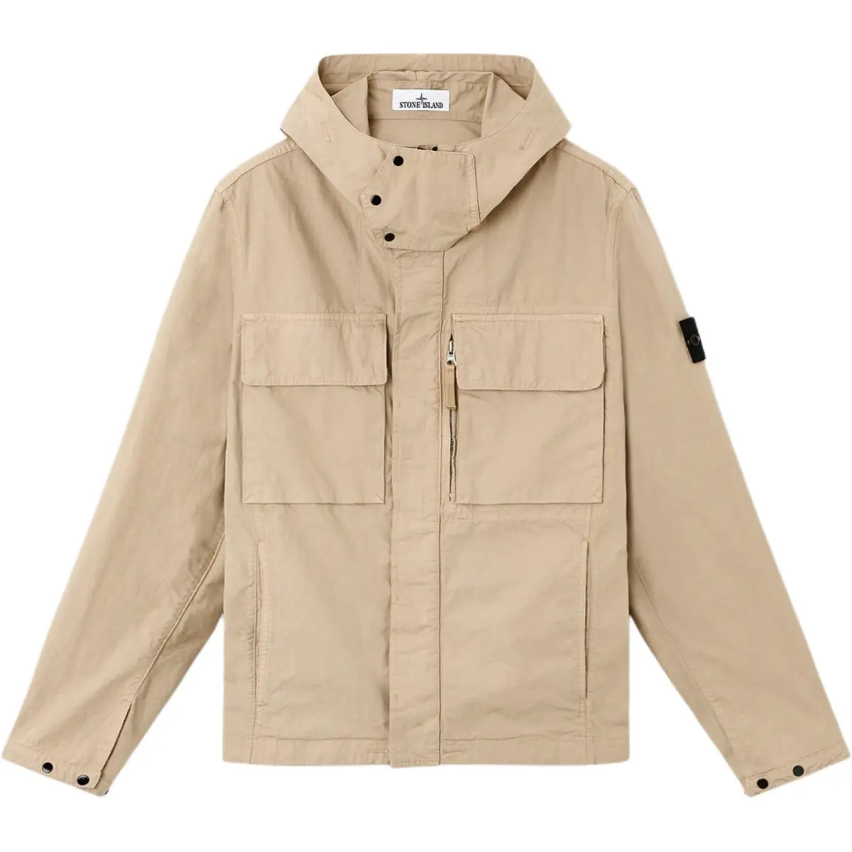 STONE ISLAND Logo Patch Hooded Jacket