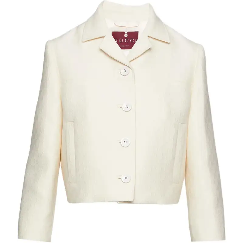 GUCCI Gg Crêpe Jacquard Jacket