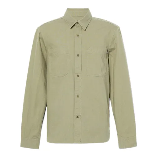Timberland Shirts Men's Green Lapel Moderate