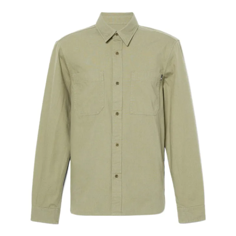 Timberland Shirts Men's Green Lapel Moderate