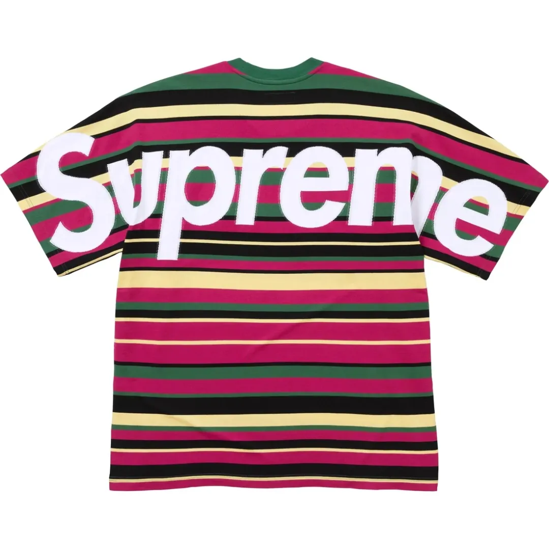 Supreme Intarsia "SS 25 Navy" T-shirt