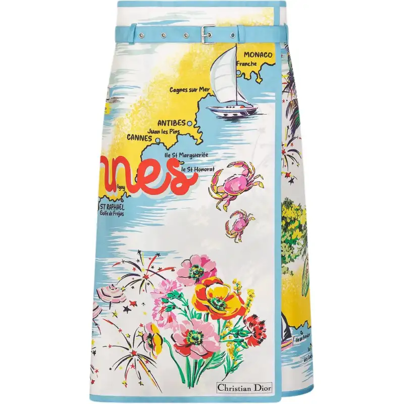 DIOR Casual Long Skirts Women's Multicolor Moderate Mid Length Other