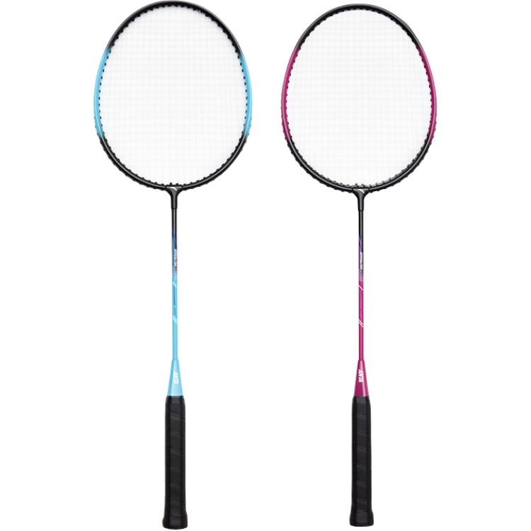 Anta Aluminum Alloy Badminton Rackets Control Type All around Defense Entry level Unisex 105g/G4 Red Black/Black Blue