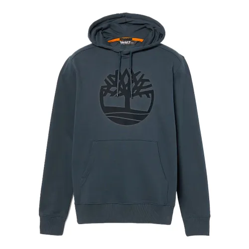 Timberland Sweatshirts Men's Blue Hooded Moderate