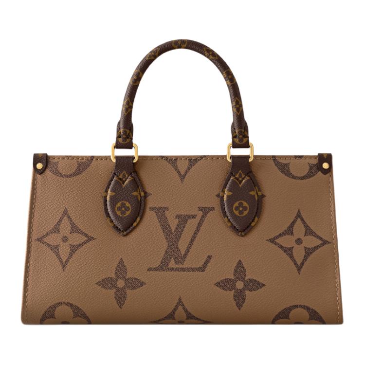 Женская сумка Louis Vuitton ONTHEGO EAST WEST Chain (коричневая) — фото 4