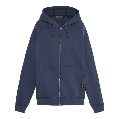 Timberland Sweatshirts Women's Blue Hooded Moderate Regular