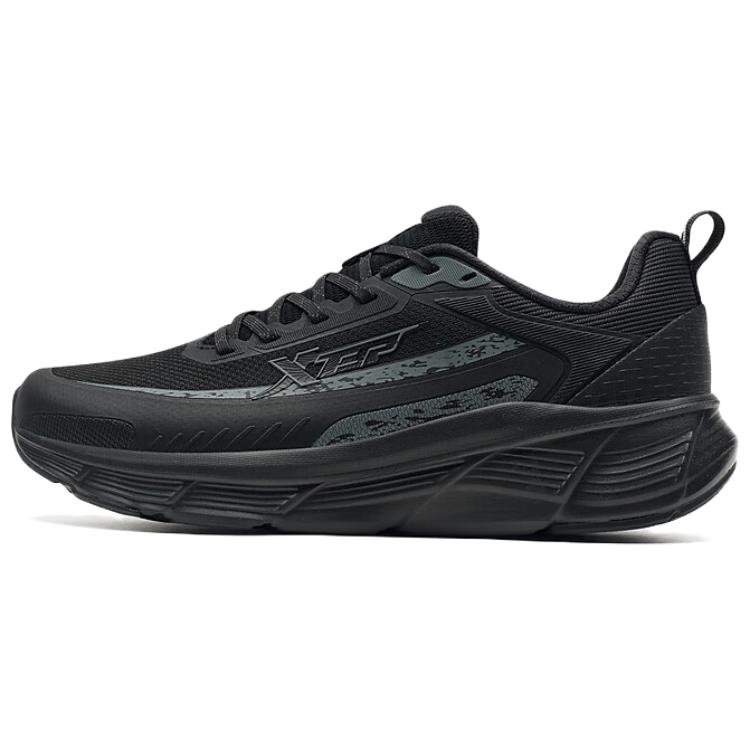 XTEP Cushioning Breathable Coverage Low top Casual Running Shoes Women’s Black Gray