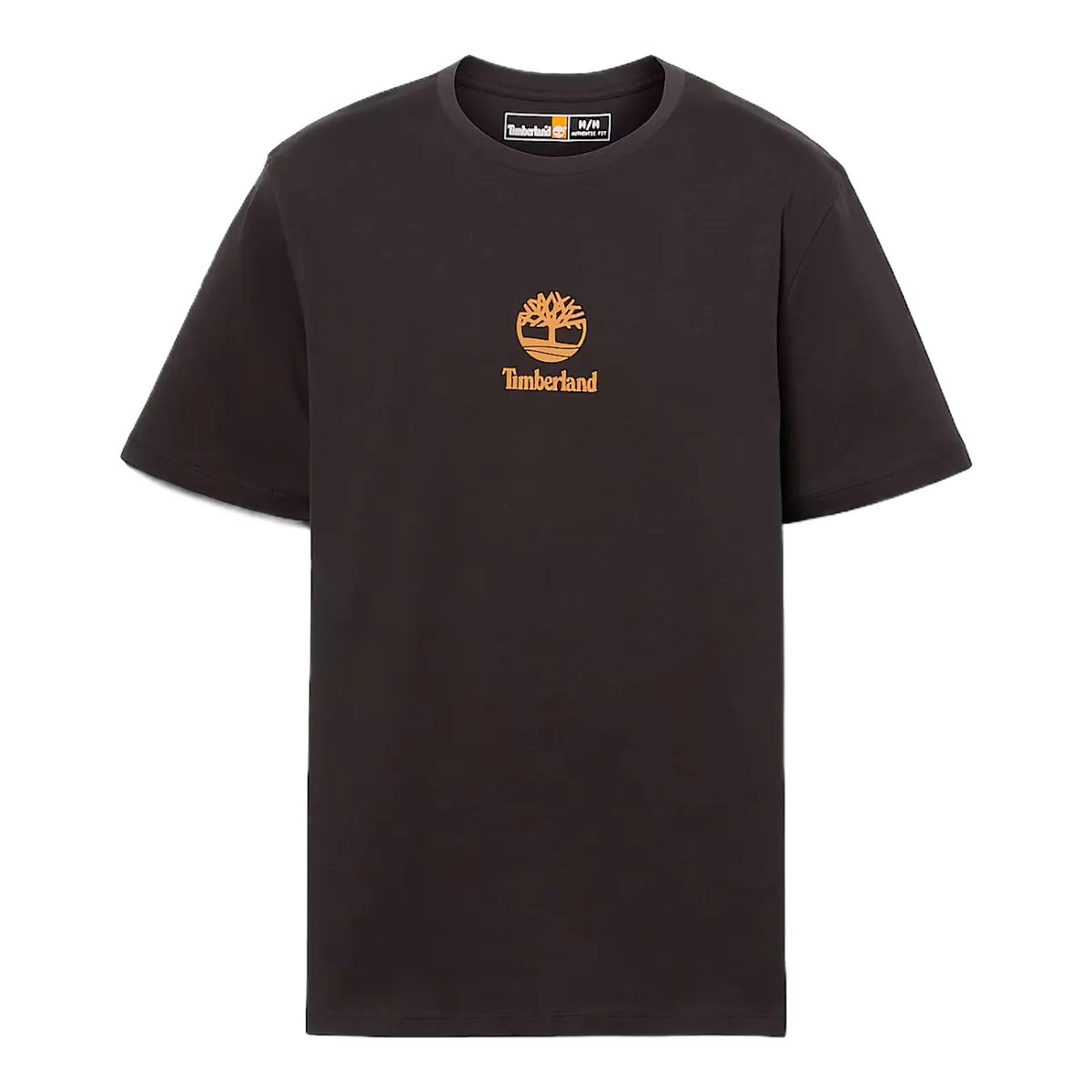 Timberland T-Shirts Unisex Black Crew Neck Moderate