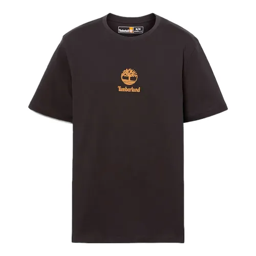Timberland T Shirts Unisex Black Crew Neck Moderate