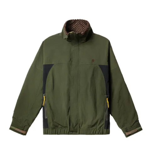 Timberland Jackets Unisex Olive Green Stand Collar Moderate Other