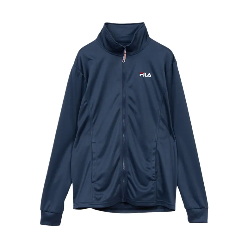 FILA Jackets Women's Dark Blue Stand Collar Moderate Soft Shell