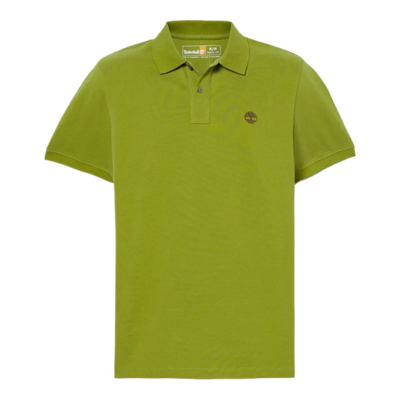 Timberland Polo Shirts Men's Green Lapel Moderate