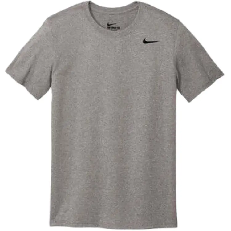 Nike T-Shirts Men's Gray Crew Neck Moderate