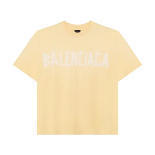 Balenciaga Logo Printed Crewneck T Shirt