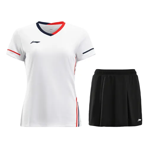 Li Ning Badminton Collection Casual Suit Women's White Black