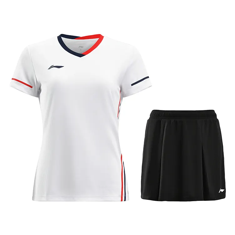 Li Ning Badminton Collection Casual Suit Women's White Black