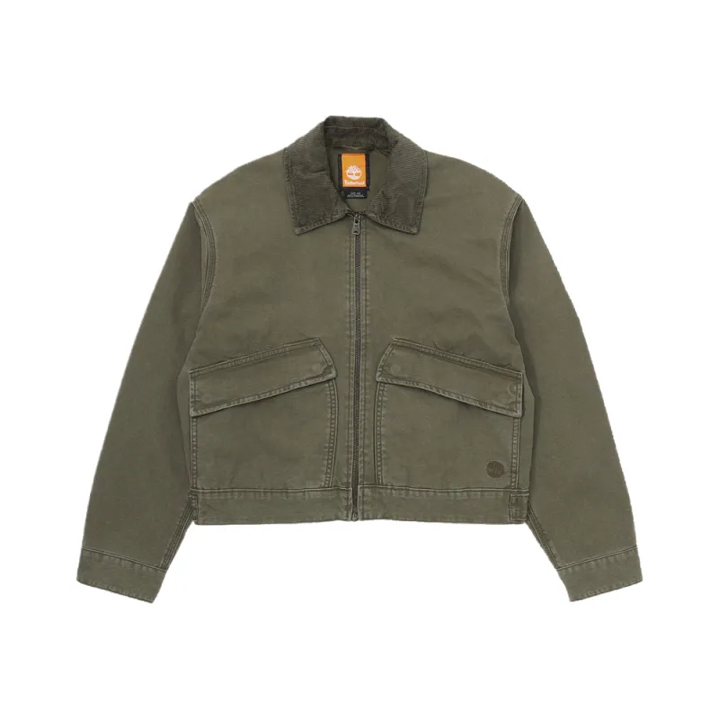 Timberland Jackets Women's Green Lapel Moderate Other