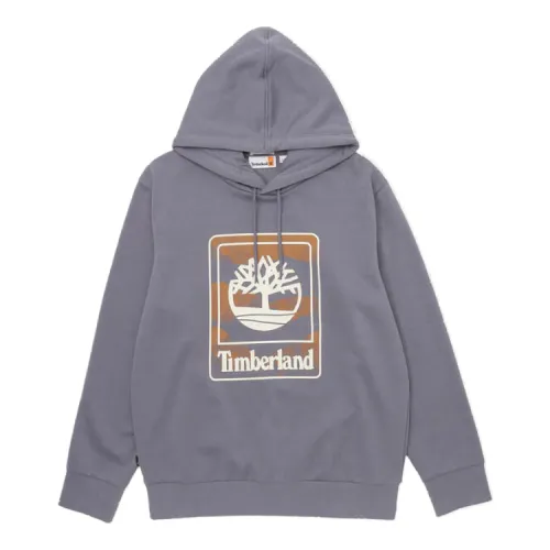 Timberland Sweatshirts Men's Gray Hooded Moderate