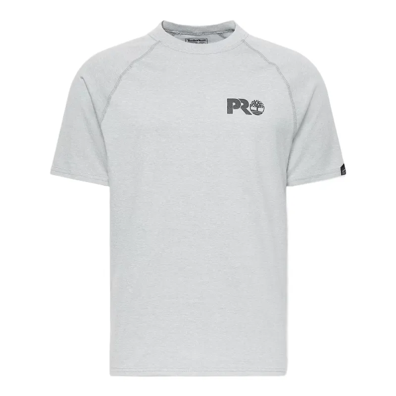 Timberland T Shirts Men's Gray Crew Neck Moderate