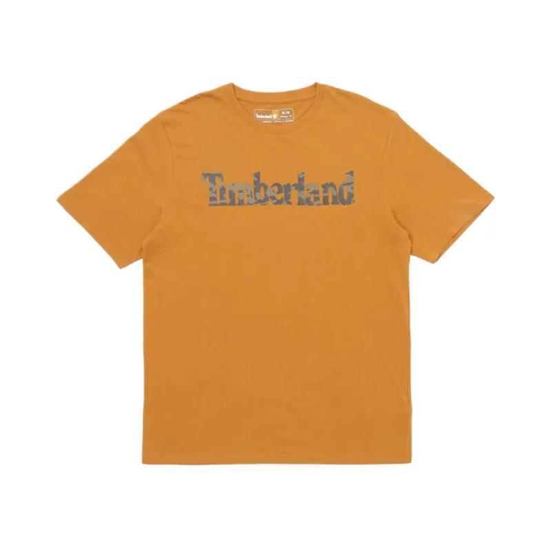 Timberland T Shirts Men's Yellow Crew Neck