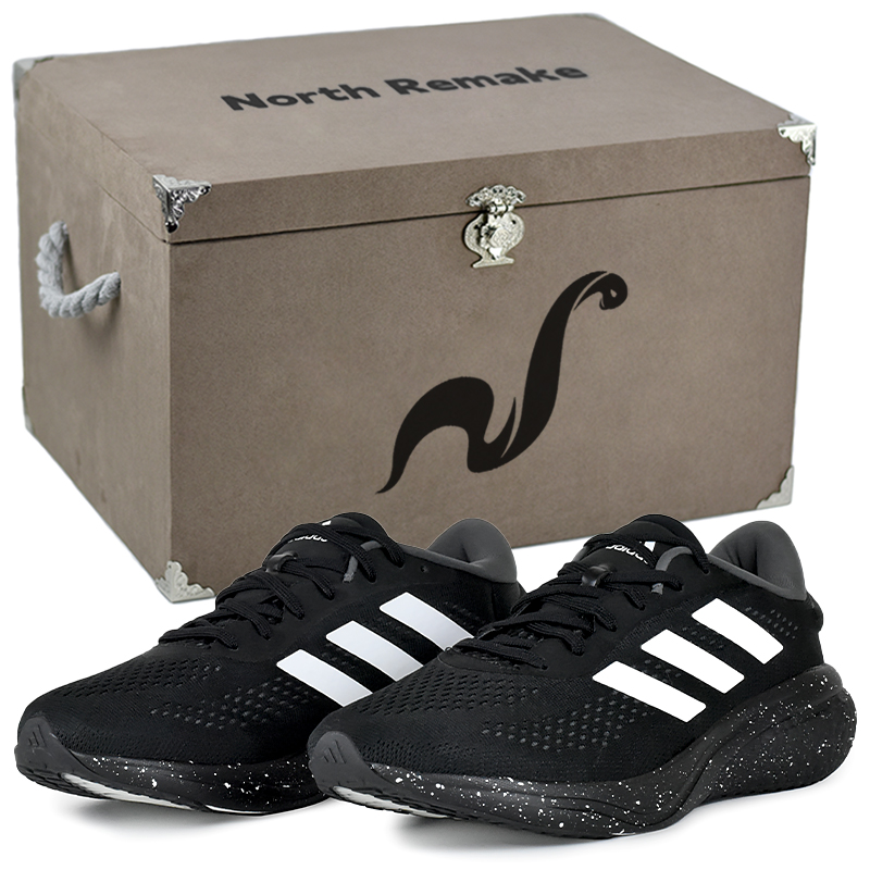 Adidas Supernova 2 Cushioning Lightweight Low top Running Shoes Men's Black White