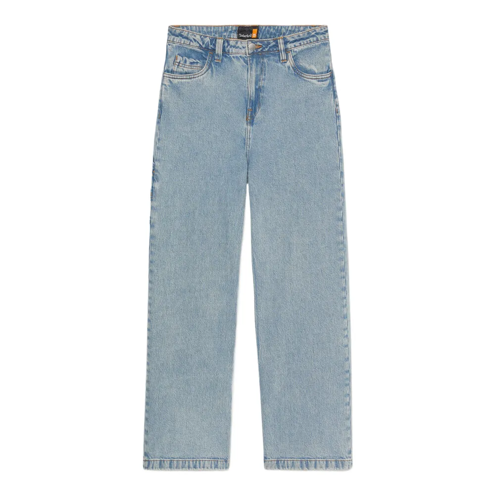 Timberland Jeans Women's Blue Moderate Wide Leg Pants