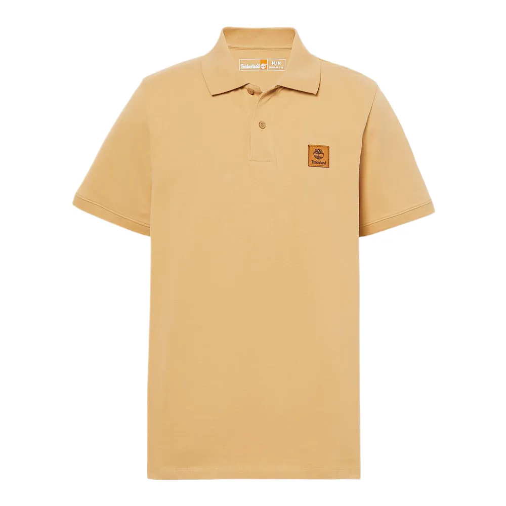 Timberland Polo Shirts Unisex Yellow Moderate Straight Fit