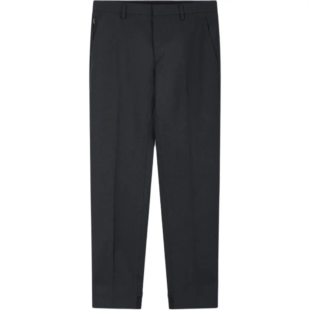 Prada pressed-crease wool trousers