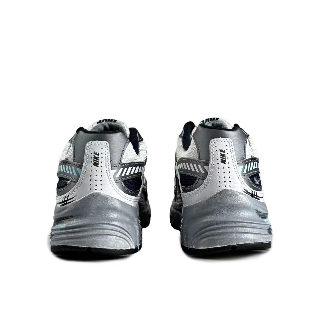 Nike Initiator Breathable Low top Running Shoes Men’s Black White Blue