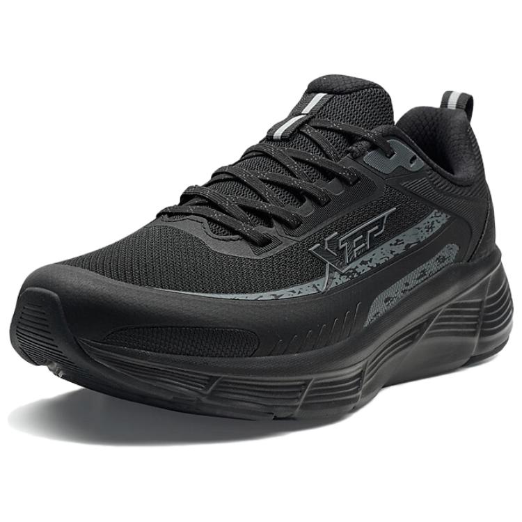 XTEP Cushioning Breathable Coverage Low top Casual Running Shoes Women’s Black Gray