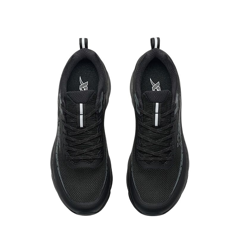 XTEP Cushioning Breathable Coverage Low top Casual Running Shoes Women’s Black Gray