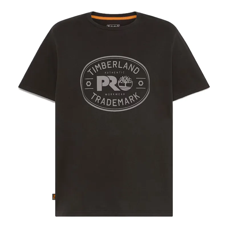Timberland PRO T Shirts Men's Black Crew Neck Thin