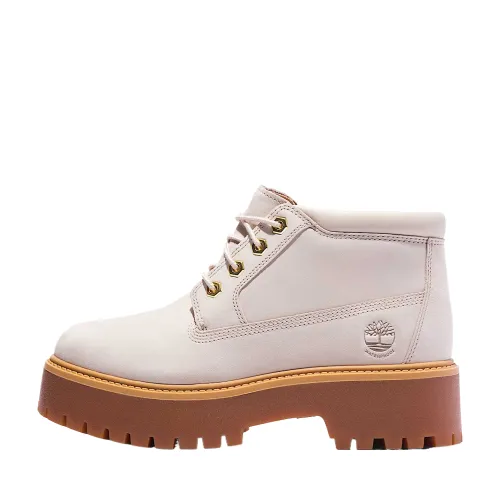 Timberland Stone Street Leather Waterproof Ankle Length Outdoor Boots Women's Pink