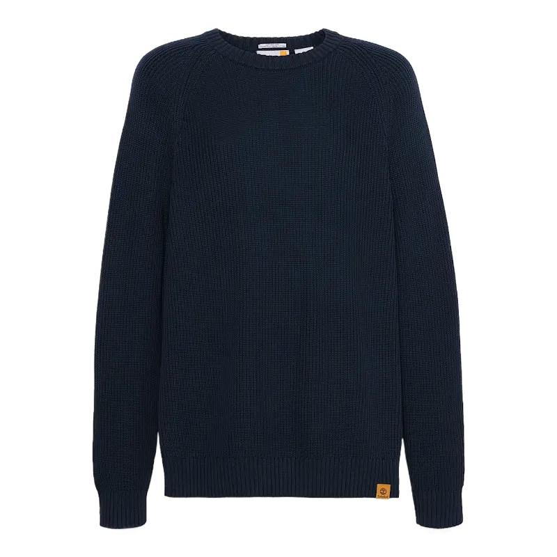 Timberland Sweaters Men's Marine Blue Crew Neck Moderate