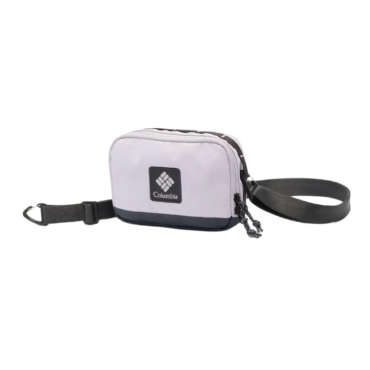 Columbia Polyester Shoulder Bag, Crossbody Bag Unisex White & Black