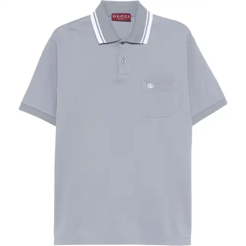 Gucci logo-embroidered polo shirt