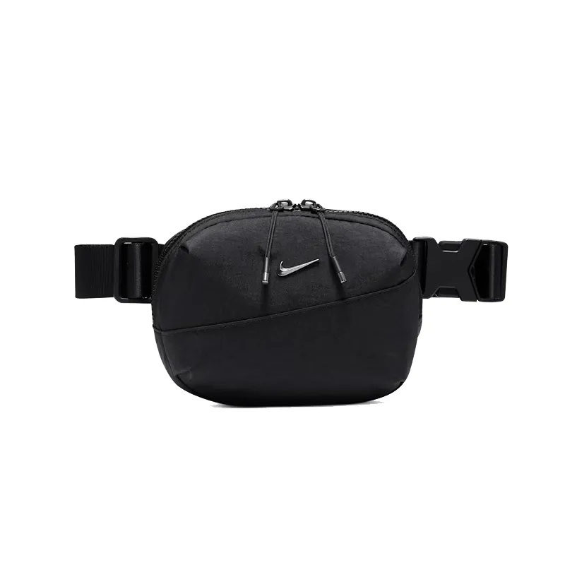 Nike Nylon With Polyester One Shoulder Fanny Pack Unisex Black