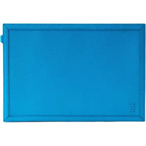 Burberry Calfskin Storage Bag Men's Blue
