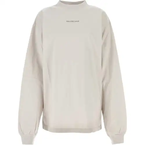 Balenciaga Logo Printed Medium Fit T Shirt