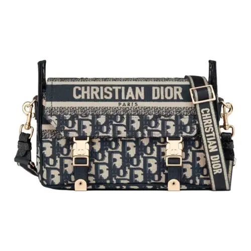 DIOR DiorCamp Canvas Bag, Messenger Bag, Shoulder Bag, Crossbody Bag Small Women's Black
