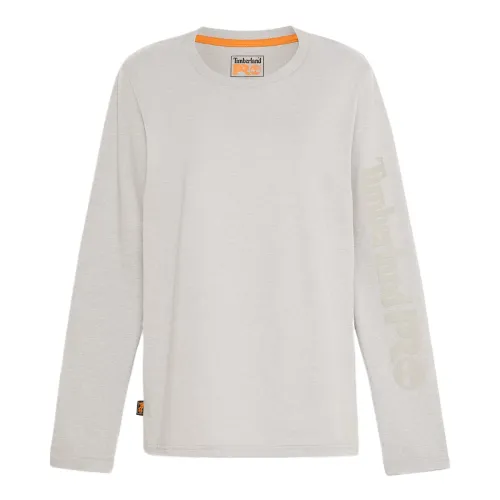 Timberland PRO T Shirts Women's Gray Crew Neck Moderate