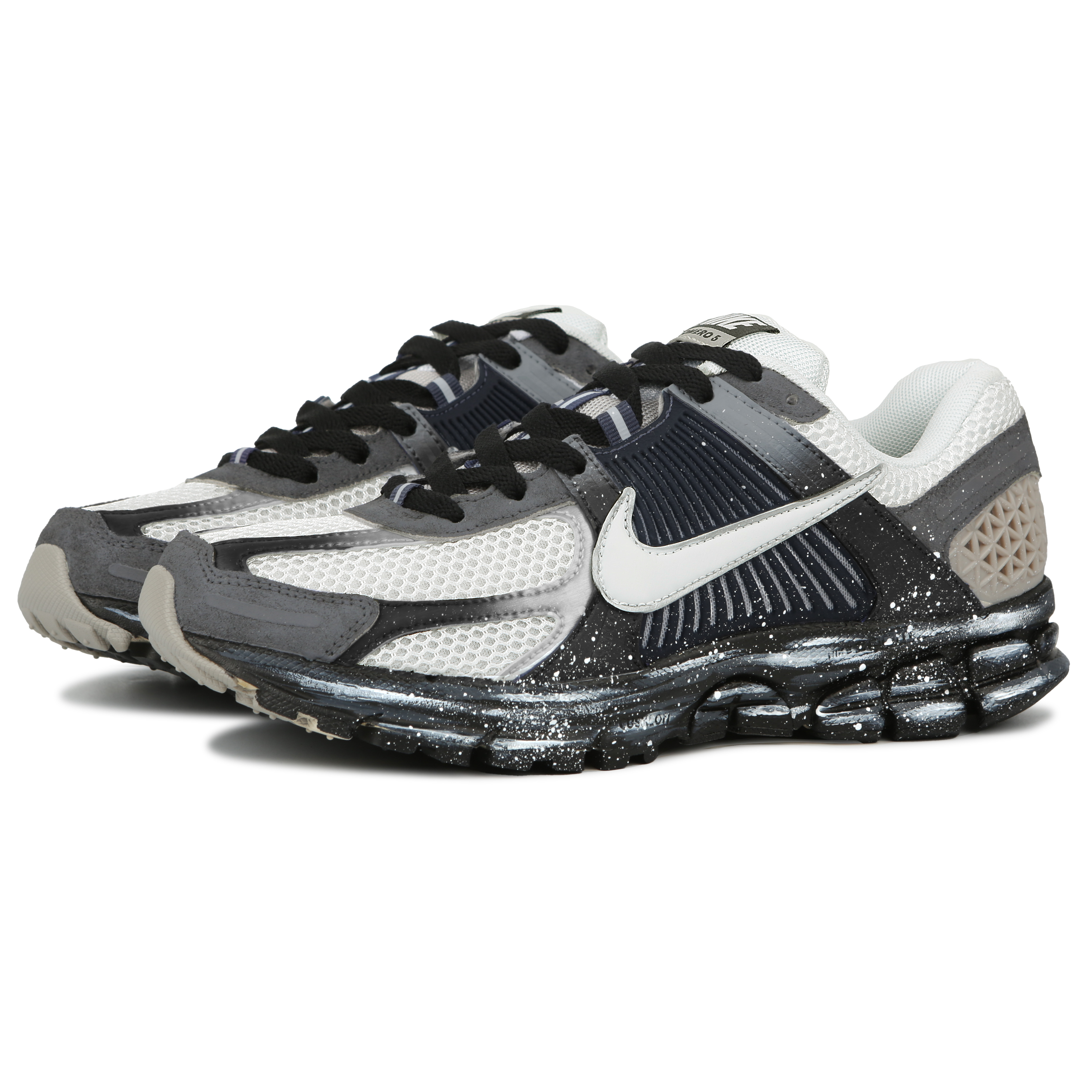 Nike Zoom Vomero 5 Low top Casual Running Shoes Unisex Black