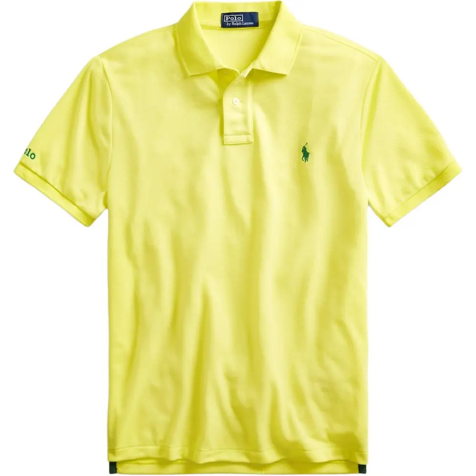 Polo Ralph Lauren Polo Shirt Custom Slim Fit Men's Green