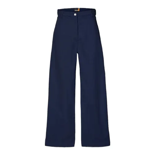 Timberland Jeans Women's Blue Moderate Wide Leg Pants