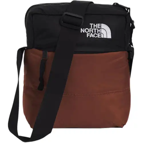 THE NORTH FACE 7L One Shoulder Crossbody Outdoor Bag Nylon Brown Black Unisex