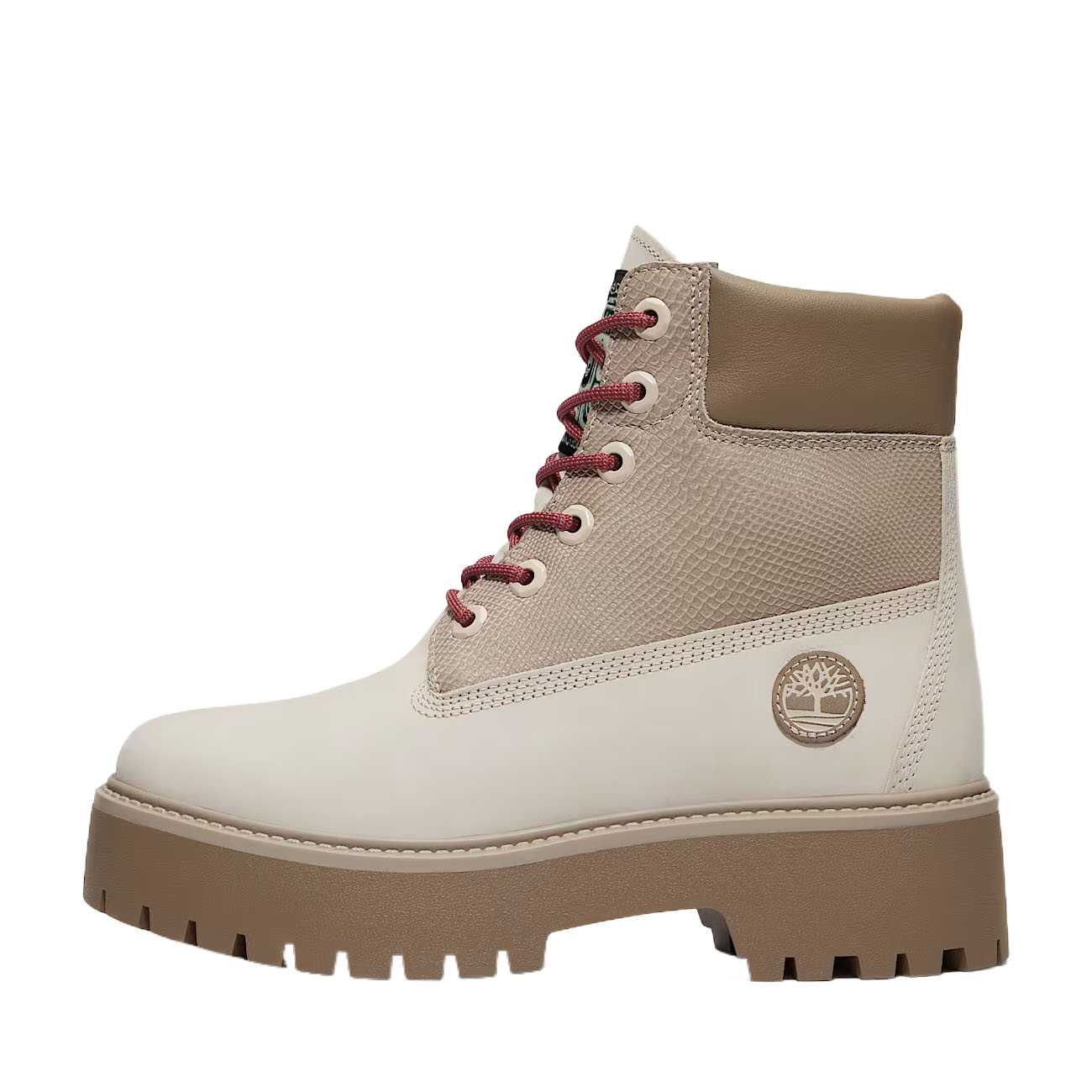 Timberland Stone Street Leather Waterproof And Breathable Crew Outdoor Boots Women's Khaki