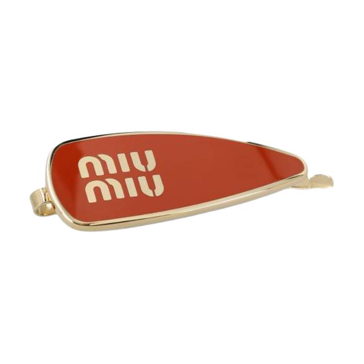Заколка MIU MIU (красная)