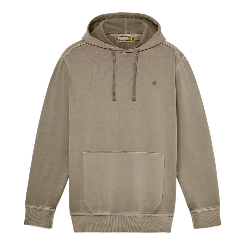 Timberland Sweatshirts Men's Gray Green Hooded Moderate Regular