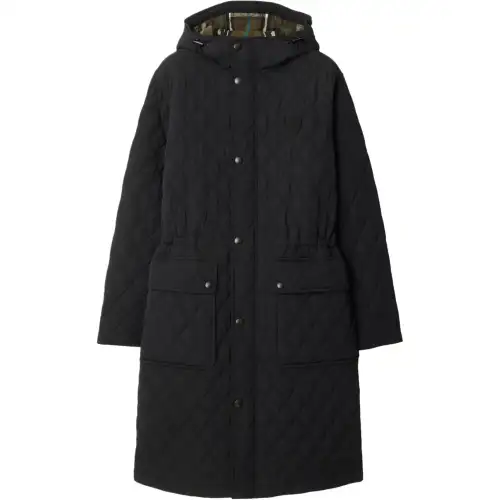 Burberry quilted parka coat