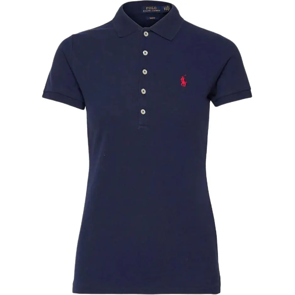 Polo Ralph Lauren Polo Shirt Slim Fit Women's Marine Blue